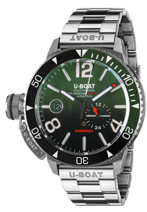 Replica U-BOAT Watch Somerso Ceramic Green/MT 9520/MT